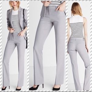 Express Size 8 Editor cut grey slacks